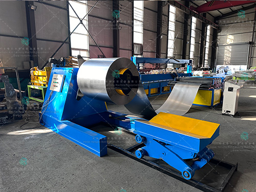 Uncoiler+fixed length shearing machine