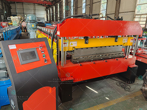 27 row irregular tile press machine