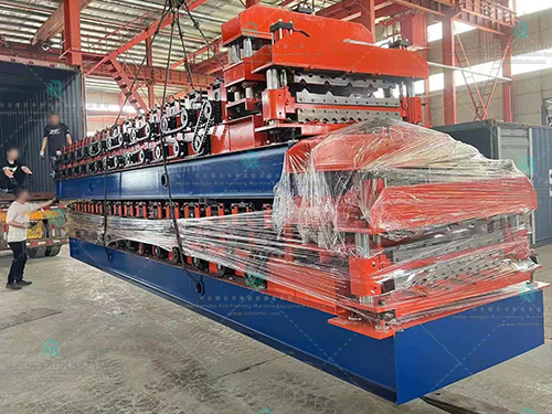 High configuration double-layer tile press machine